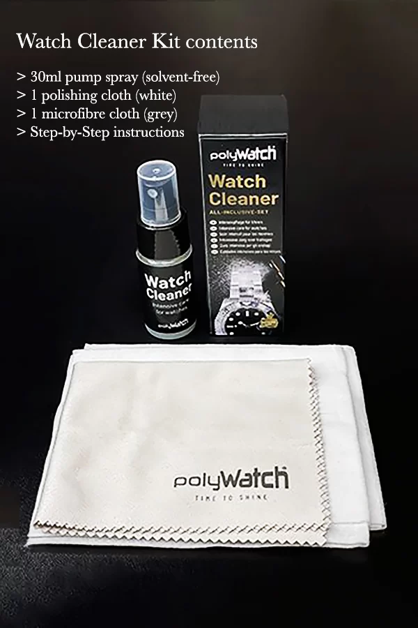 PolyWatch (Germany) Watch & Jewellery Efficient Cleaner Care Set For All  Metals & Precious Materials – Localtime Watches, Straps & Accessories